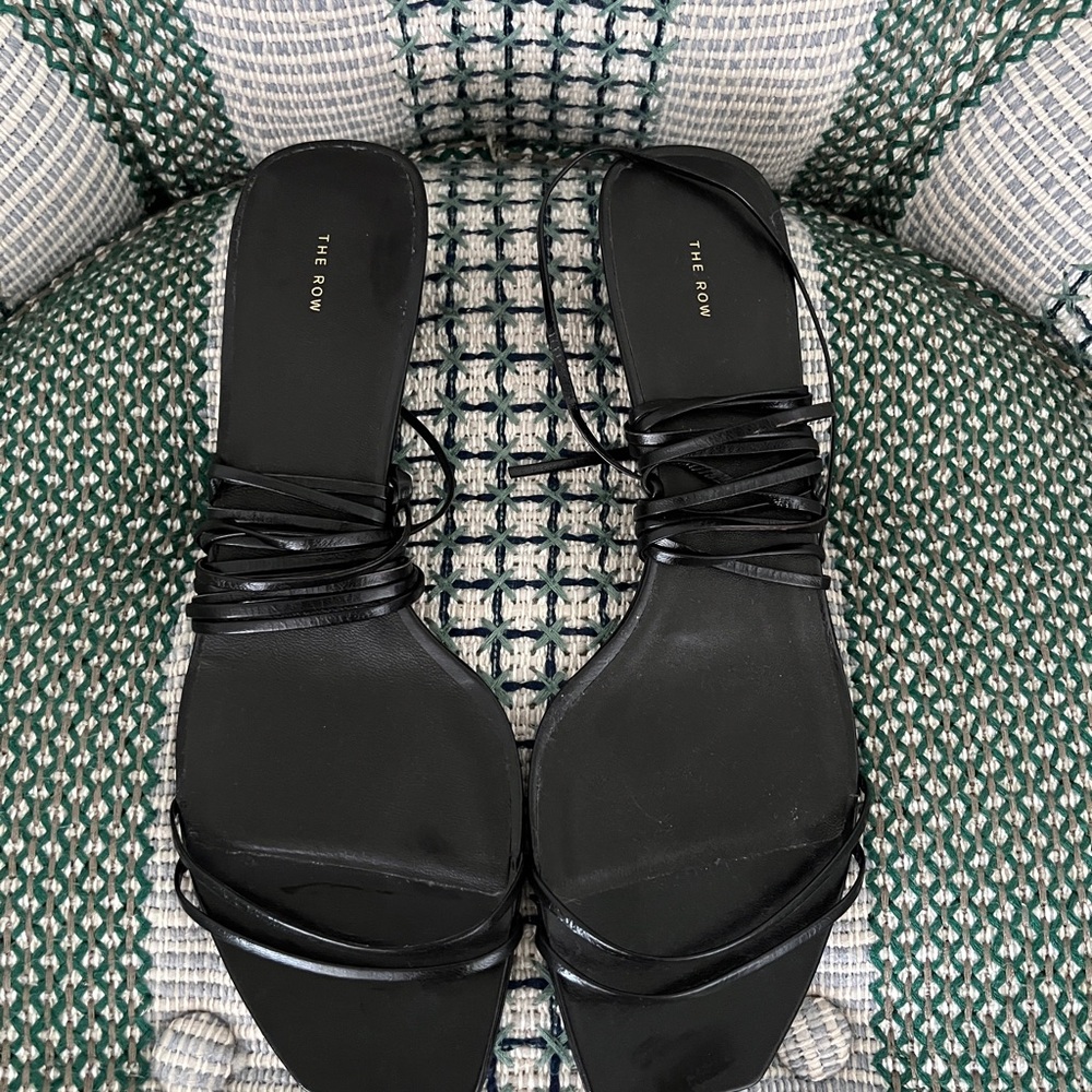 The Row Black Women's Sandals
